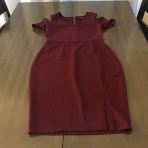 Express Maroon Dress